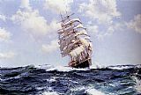 Rolling Seas - Eastern Monarch by Montague Dawson